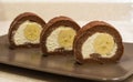 Swiss Roll with Banana