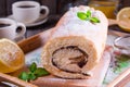 Swiss roll With Cream Cheese