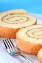 Swiss Roll slices Royalty Free Stock Photo