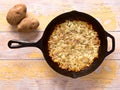 Swiss rosti potatoes Royalty Free Stock Photo
