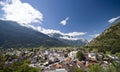 Swiss town of Gampel Royalty Free Stock Photo