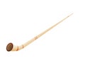 A Swiss traditional blowing music instrument, Alphorn