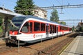 Swiss train at Hergiswil