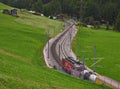 Swiss Train on Rail Ways