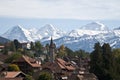 Swiss village Royalty Free Stock Photo