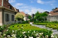 Swiss Village Center Royalty Free Stock Photo