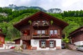 Swiss village Iseltwald, Switzerland Royalty Free Stock Photo