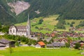 Swiss village Lungern, Switzerland Royalty Free Stock Photo