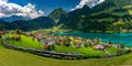 Swiss village Lungern, Switzerland Royalty Free Stock Photo