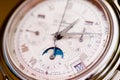 Swiss watch close up Royalty Free Stock Photo