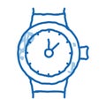 Swiss Watches doodle icon hand drawn illustration