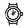 Swiss Watches Icon Vector Outline Illustration