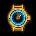 Swiss Watches neon glow icon illustration