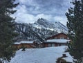 Swiss winter landscape