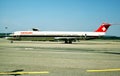 Swissair McDonnell Douglas MD-83 HB-INV CN 49358 LN 1349 . Royalty Free Stock Photo