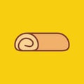 Swissroll. Vector illustration decorative design Royalty Free Stock Photo