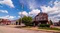 Swissvale, Pennsylvania, USA 8/18/2019 The Swissvale Volunteer Fire Department building on Irvine Street