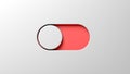 Switch button. Off. Royalty Free Stock Photo