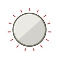 switch dial knob cartoon vector illustration