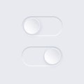 Toggle button icon Royalty Free Stock Photo