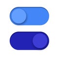 Toggle button icon Royalty Free Stock Photo