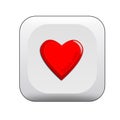Switch with heart Royalty Free Stock Photo
