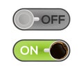 Switch on off with Coffee Royalty Free Stock Photo