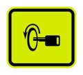 Switch Off Engine Symbol Sign Isolate On White Background,Vector Illustration EPS.10