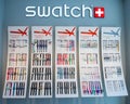 Switch Watch display at Swatch store