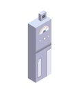 Switchboard box. Vector isometric illustration.