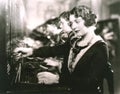 Switchboard operators at work