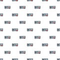 Switched equipment pattern seamless vector