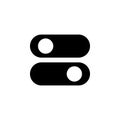 Switches, toggles icon. Signs and symbols can be used for web, logo, mobile app, UI, UX