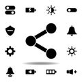 switches, toggles icon. Signs and symbols can be used for web, logo, mobile app, UI, UX
