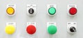 Switching button control panel