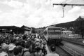 Switzerland: Anti nuclear power protesters entering public train