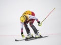 Switzerland:  Audi FIS Alpine Ski World Cup Women``s Alpine Combined in Crans-Montana Royalty Free Stock Photo