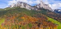Switzerland in autumn. Alps, Mythen region Royalty Free Stock Photo