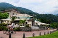 Switzerland: Bikers in front of Giardino Lago Hotel in Minusio,