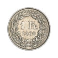Switzerland 1 franc, 1970