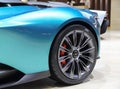 Switzerland; Geneva; March 10, 2019; Aston Matrin Vanquish Vision Concept, rear left wheel; The 89th International Motor Show in