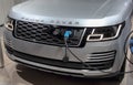 Switzerland; Geneva; March 8, 2018; Electric Range Rover being c