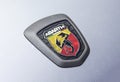 Switzerland; Geneva; March 8, 2018; The Fiat Abarth emblem; The