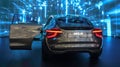 Switzerland; Geneva; March 9, 2019; KIA Imagine Concept rear side, World Premiere; The 89th International Motor Show in Geneva