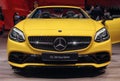 Switzerland; Geneva; March 11, 2019; Mercedes-Benz SLC 300 Final Edition; The 89th International Motor Show in Geneva from 7th to Royalty Free Stock Photo