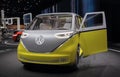 Switzerland; Geneva; March 8, 2018; Volkswagen Buzz front with o