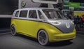 Switzerland; Geneva; March 10, 2018; Volkswagen Buzz - right side; the 88th International Motor Show in Geneva from 8th to 18th of