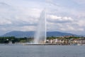 Switzerland, Geneva, view of Lake Geneva