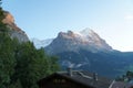 Beautiful view of Mount Eiger in Switzerland Royalty Free Stock Photo