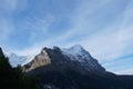 Beautiful view of Mount Eiger in Switzerland Royalty Free Stock Photo